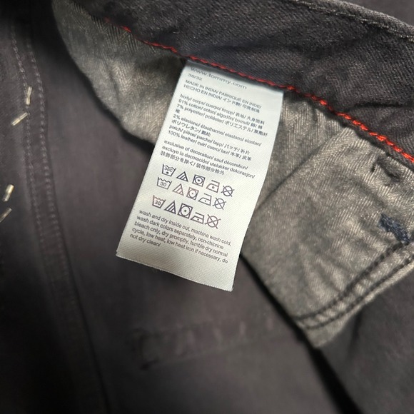 Tommy Hilfiger Jeans Denim Dark Navy Blue Slim Fit Men's 38x32 - NWT - Picture 12 of 12